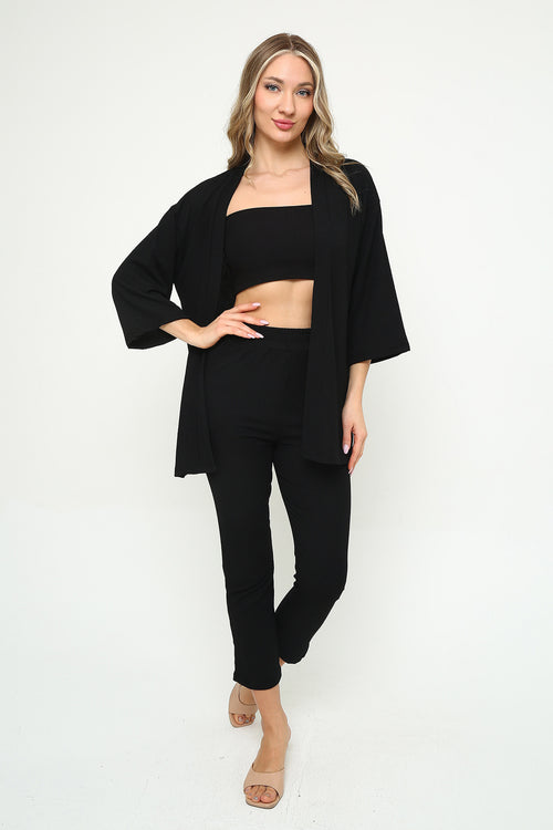 Mythologie™  Bürümcük Kimono Pantolon Takım